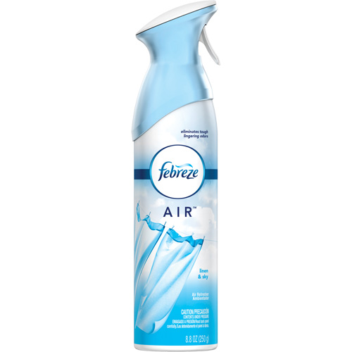 Air Freshener, Linen & Sky, Aerosol Can Action Paper