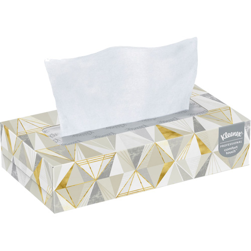 Kleenex&reg; Facial Tissue - Convenience Case, 2 Ply, 7.8" L x 8.3" W, 125 Sheets/Box Action Paper