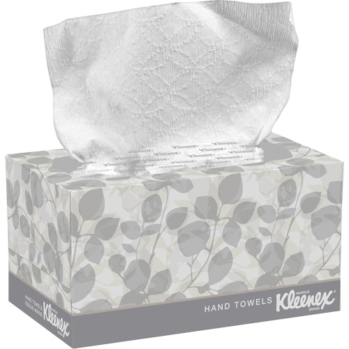Kleenex&reg; Hand Towels in a POP-UP* Box, 1 Ply, 10-1/2" L x 9" W, 120 /Pack Action Paper