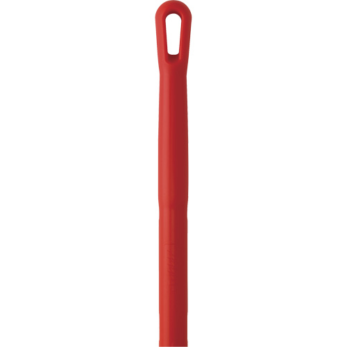 Handle, Broom/Scraper/Squeegee, Red, Ergonomic, 59" L Action Paper