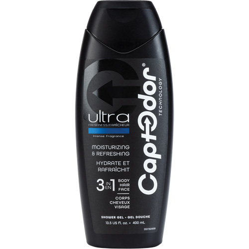 Gel douche 3 en 1, 400 ml, Ultra fraîcheur, Bouteille Action Paper
