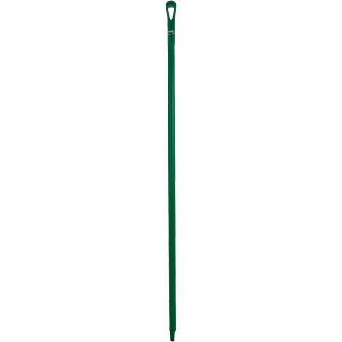Manche ultra hygi&eacute;nique, Balai/Grattoir/Raclette, Vert, Ergonomique, 59" lo Action Paper