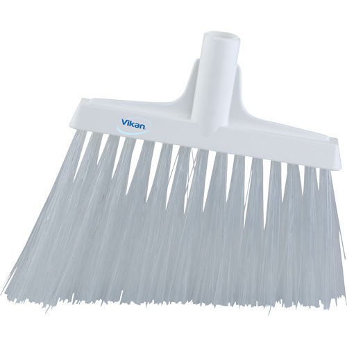 T&ecirc;te de balai oblique, Crins Extra-ferme, 12", Polyester, Blanc Action Paper