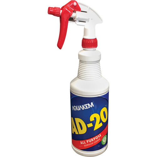 AD-20 Cleaner & Degreaser, Trigger Bottle Action Paper