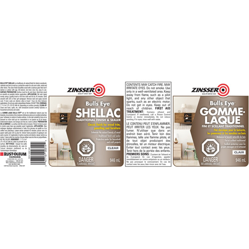 Zinsser&reg; Bulls Eye&reg; Shellac Sealer Action Paper