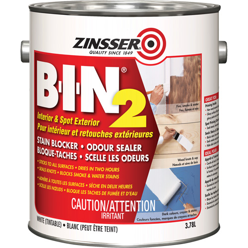 Appr&ecirc;t B-I-N 2, Blanc, Tr&egrave;s mat, 3,78 L, Gallon Action Paper