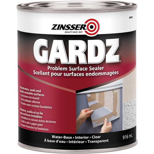 Gardz&reg; Problem Surface Sealer, 3.61 L, Can, Clear Action Paper