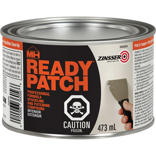 Ready Patch Spackling & Patching Compound, 473 ml, Can Action Paper