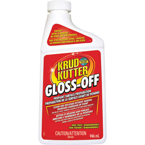 Pr&eacute;paration de surface avant l'application Gloss Off, 946 ml, Bouteille Action Paper