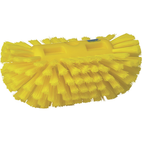 Tank Brush, Medium Bristles, 8-1/4" Long, Yellow Action Paper