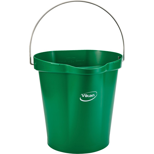 Seau pour l'hygi&egrave;ne des aliments, Vert, 3 gal. US Action Paper