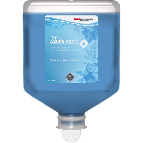 Refresh Azure Hand Soap, Foam, 2 L, Scented Action Paper