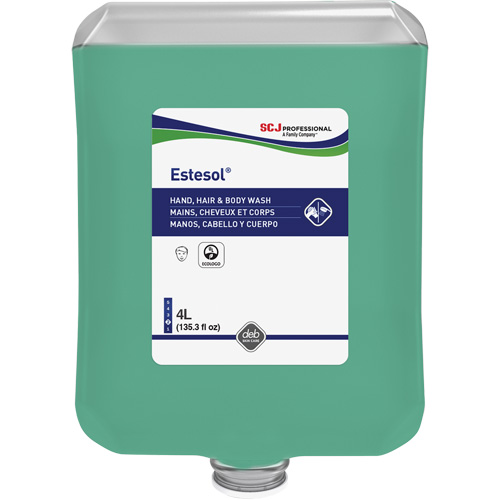 Estesol&reg; Hand, Hair & Body Wash, 4000 ml, Rain Forest, Plastic Cartridge Action Paper