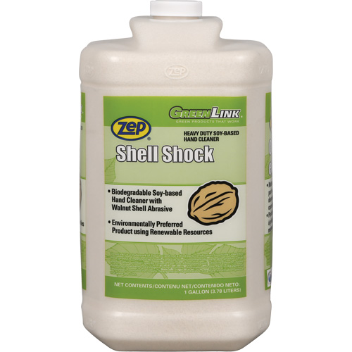 Nettoyant surpuissant pour les mains Shell Shock, Cr&egrave;me, 3,78 L, Cruche, Parfum&eacute; Action Paper
