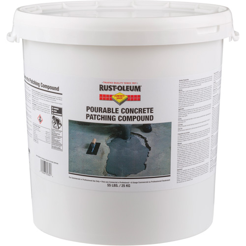 Concrete Saver&reg; Pourable Concrete Patching Compound, Kit, Grey Action Paper