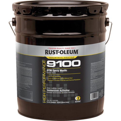 Activateur pour immersion pour mastic &eacute;poxy DTM du syst&egrave;me 9100, 5 gal., Seau Action Paper