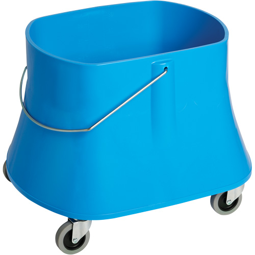 Champ Mop Bucket, 10 US Gal. (40 qt.) Capacity, Blue Action Paper