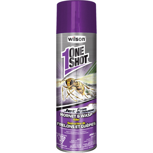 One Shot Wasp & Hornet Repellent, 450 g, Aerosol Can Action Paper