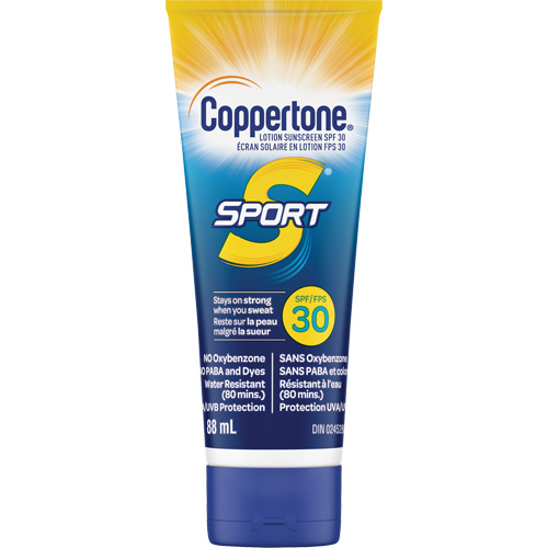 Sport&reg; Water Resistant Sunscreen, SPF 30, Lotion Action Paper