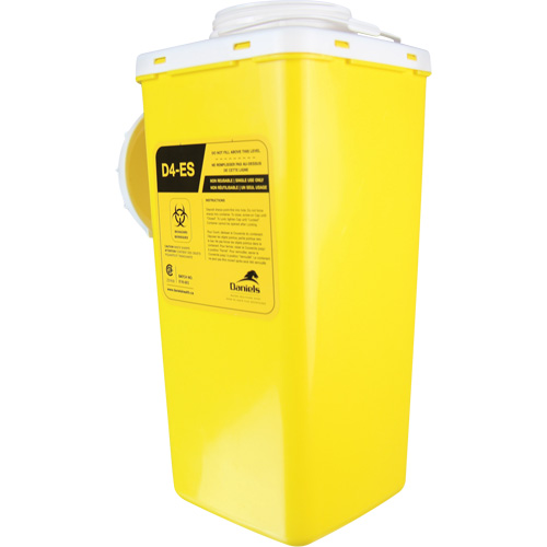 Biomedical Sharps Disposal Internal Container, 4 L Capacity Action Paper