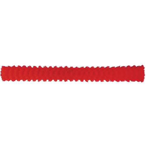 ColorCore Push Broom, Fine Bristles, 24", Polypropylene, Red Action Paper
