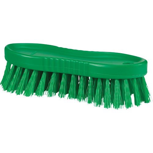 ColorCore Hand Brush, Stiff Bristles, 6" Long, Green Action Paper