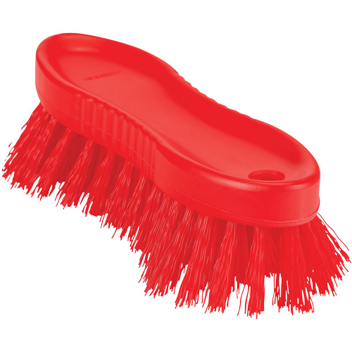 ColorCore Hand Brush, Stiff Bristles, 6" Long, Red Action Paper
