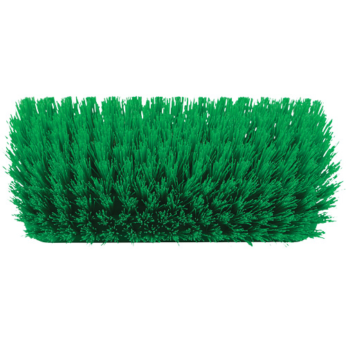 Brosse &agrave; angle double ColorCore pour surfaces hautes et basses, Soies Ferme, Longueur de 10", Vert Action Paper