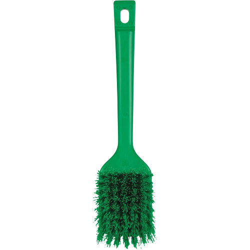 Brosse &agrave; manche court ColorCore, Soies Ferme, Longueur de 12", Vert Action Paper