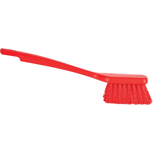 Brosse &agrave; manche court ColorCore, Soies Ferme, Longueur de 12", Rouge Action Paper
