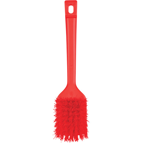 Brosse &agrave; manche court ColorCore, Soies Ferme, Longueur de 12", Rouge Action Paper