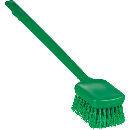 Brosse &agrave; manche long ColorCore, Soies Ferme, Longueur de 20", Vert Action Paper