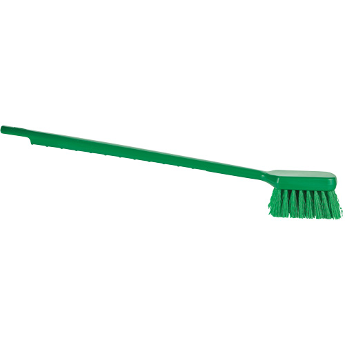 Brosse &agrave; manche long ColorCore, Soies Ferme, Longueur de 20", Vert Action Paper