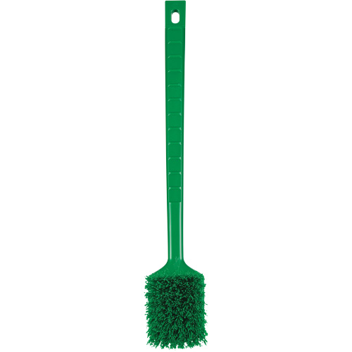 Brosse &agrave; manche long ColorCore, Soies Ferme, Longueur de 20", Vert Action Paper