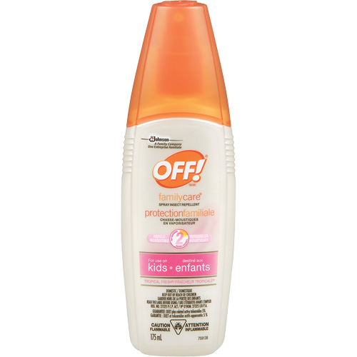 OFF! FamilyCare&reg; Tropical Fresh&reg; Insect Repellent, 5% DEET, Spray, 175 ml Action Paper