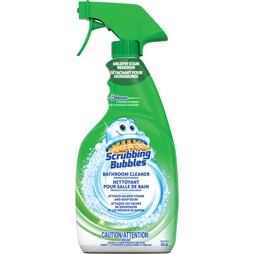 Scrubbing Bubbles&reg; Bathroom Cleaner & Mildew Stain Remover, 950 ml, Trigger Bottle Action Paper