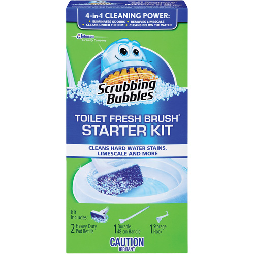 Scrubbing Bubbles&reg; Fresh Brush&reg; Toilet Brush Starter Kit, Refill Action Paper