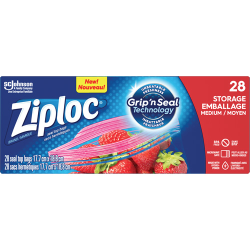 Sacs d'emballage Ziploc Action Paper