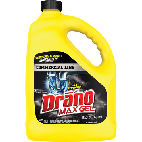 Produit d&eacute;bouchant pour tuyaux Drano Max Gel Action Paper
