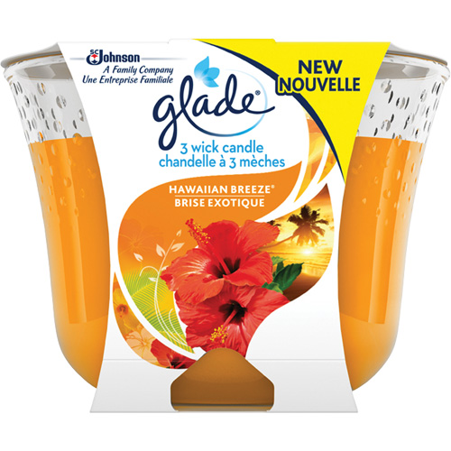 Glade&reg; 3-Wick Candle, Hawaiian Breeze&reg; Action Paper