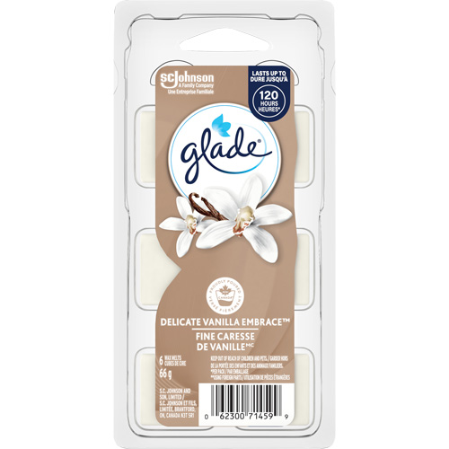 Glade&reg; Air Freshener Melts, Delicate Vanilla Embrace Action Paper