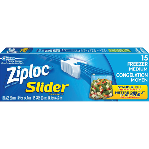 Sacs de cong&eacute;lation &agrave; glissi&egrave;re Ziploc Action Paper