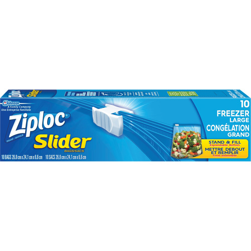 Ziploc&reg; Slider Freezer Bags Action Paper