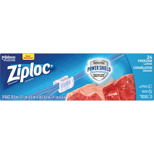 Ziploc&reg; Slider Freezer Bags Action Paper