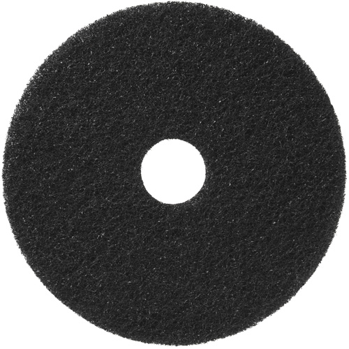 Tampons de d&eacute;capage pour planchers, 12", D&eacute;capant, Noir Action Paper
