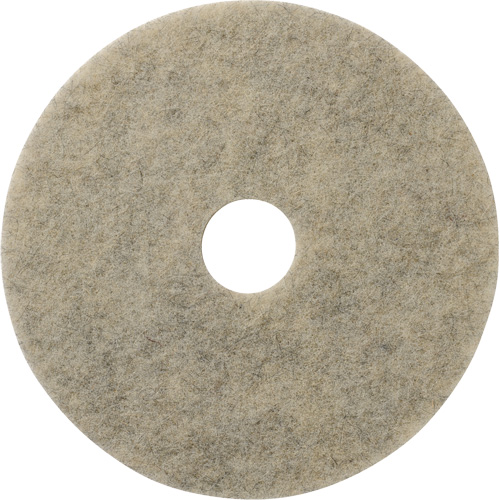 Tampons &agrave; polir pour planchers Porko Plus, 19", Lustrage/Brunissage, Beige Action Paper