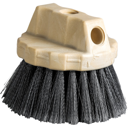 Brosse pour fen&ecirc;tres &agrave; soies fleur&eacute;es, 5" l, Soies Polypropyl&egrave;ne, Gris Action Paper