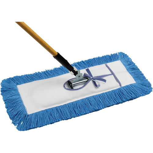 Static-H Dust Mop with Handle, Tie-On Style, Nylon, 24" L x 5" W Action Paper