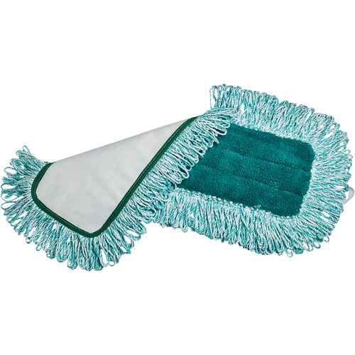 Tampon sec &agrave; frange, Style Boucles et crochets, Microfibre/Polyester, 24" lo x 5-3/4" la Action Paper
