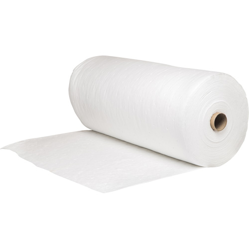 Petroleum Sorbent Pad, Heavyweight, 131.234' L x 38" W, 78.6 gal. Absorbancy Action Paper